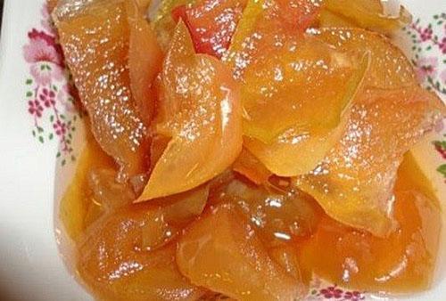 mermelada de ámbar de rodajas de manzana