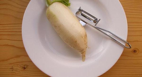 daikon limpio