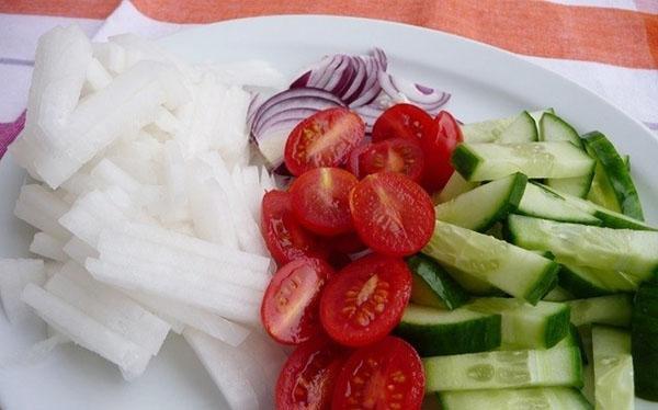 cortar vegetales
