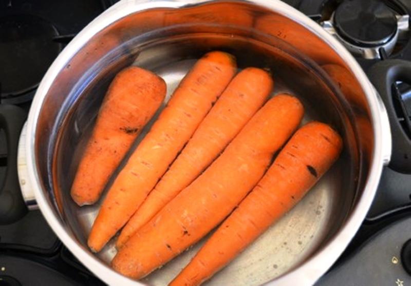zanahorias hervidas