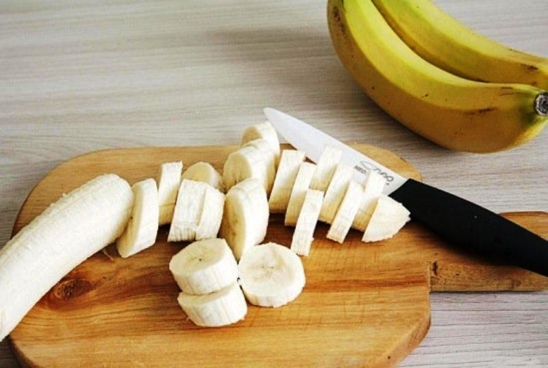 rebanadas de plátanos