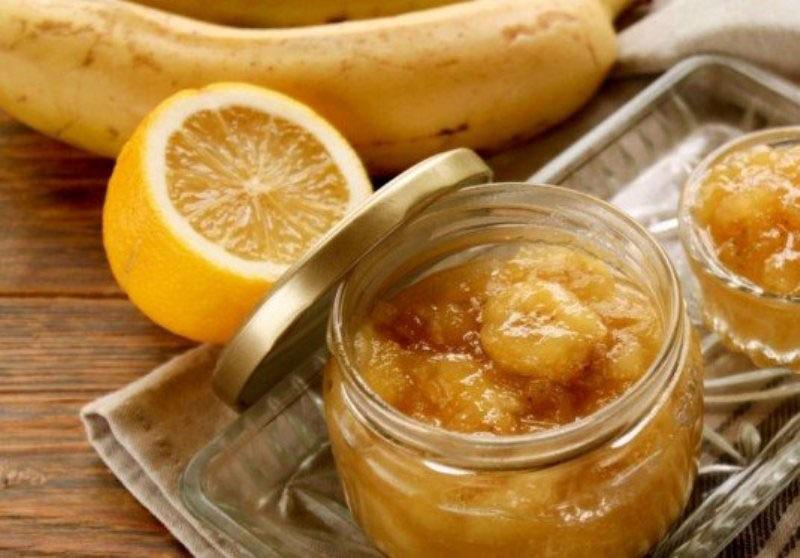 mermelada de plátano y limón
