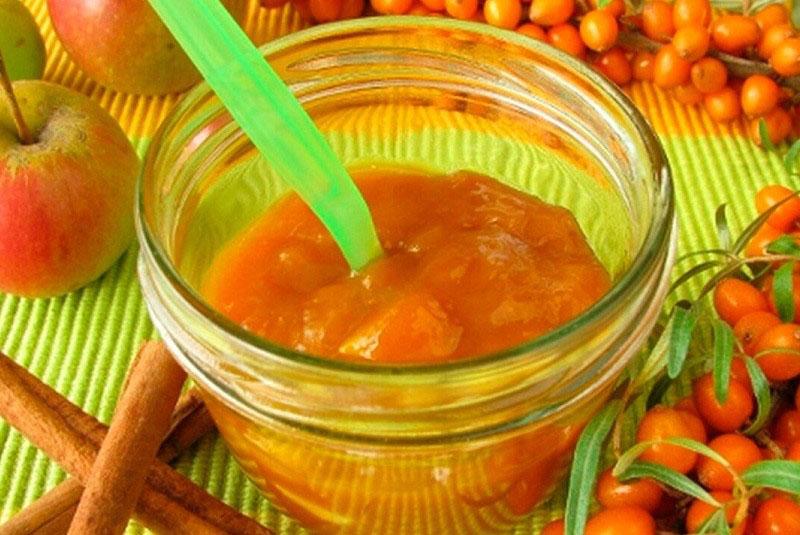 recette de confiture d'argousier aux pommes