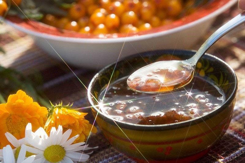 Mermelada de espino amarillo: receta con miel y nueces