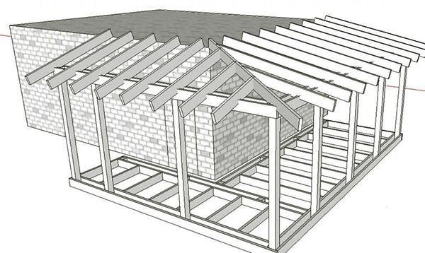 casa de baños hecha de ladrillos y una terraza de madera