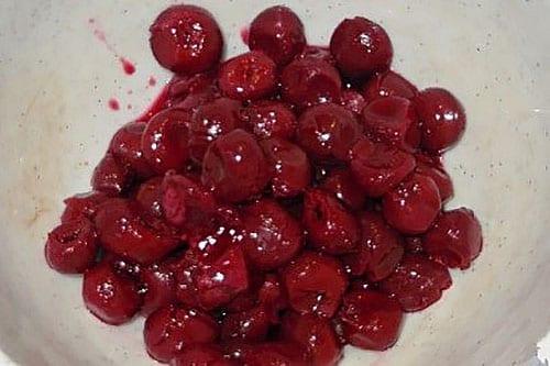 preparar cerezas para mermelada