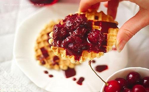 mermelada de cereza con chocolate