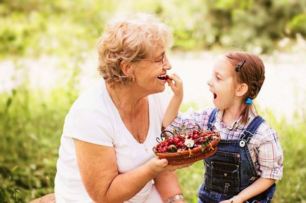 cerises pour adultes et enfants