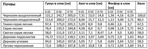 composition de chernozem