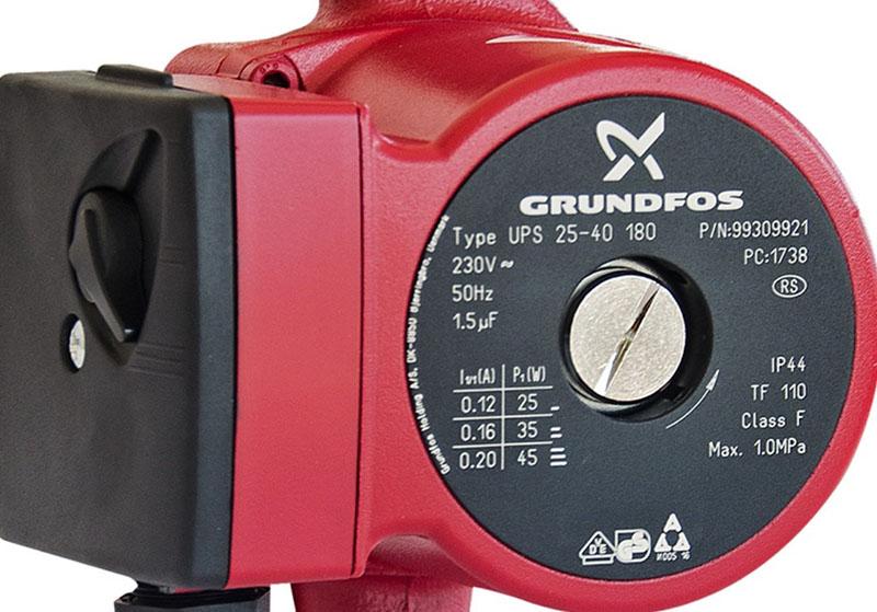 bomba de circulación para calefacción Grundfos