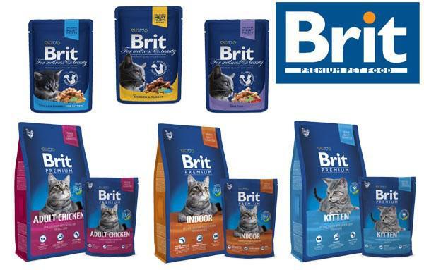 type de nourriture Brit pour chats