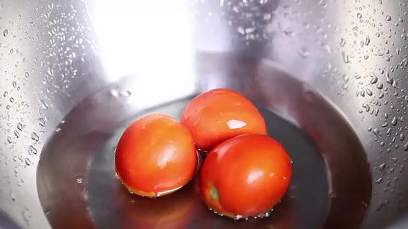 préparer les tomates