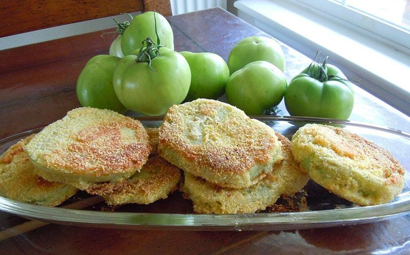 Tomate vertes grillées