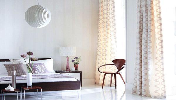 rideaux dans le style du minimalisme