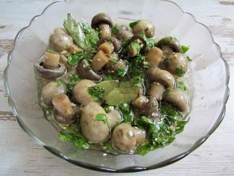 champignons en coréen