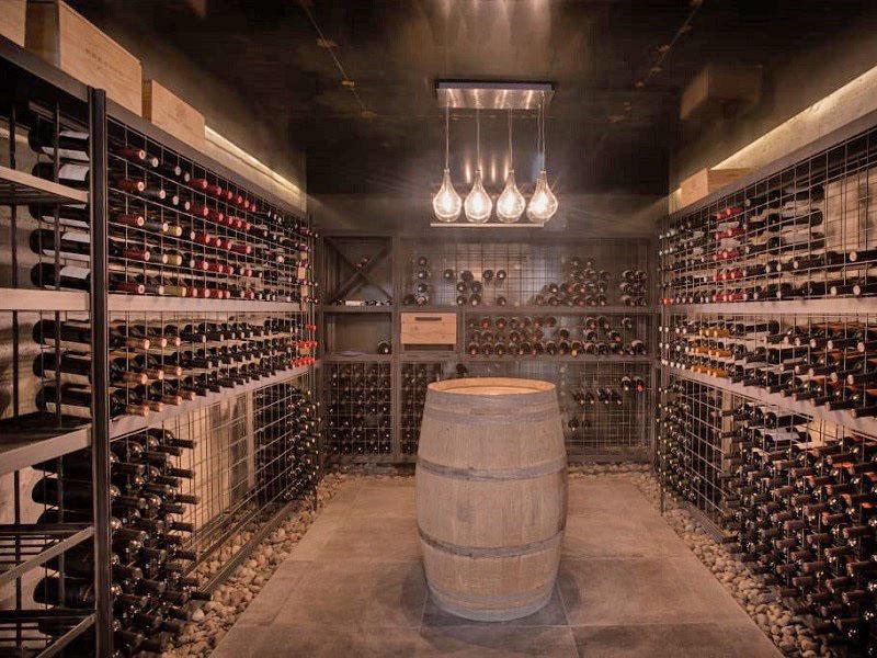 almacenamiento de vino de uva