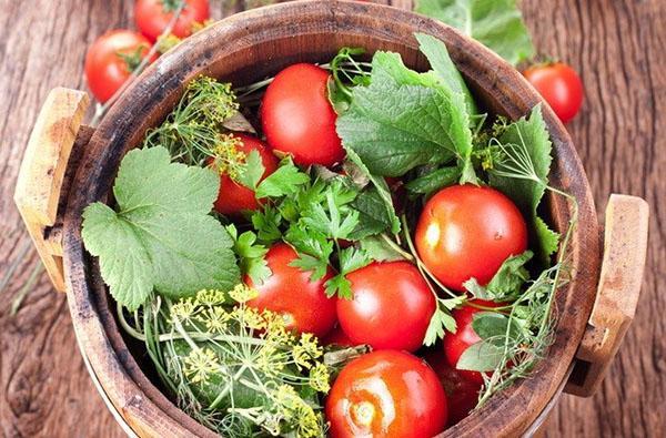 Tomate marinée maison