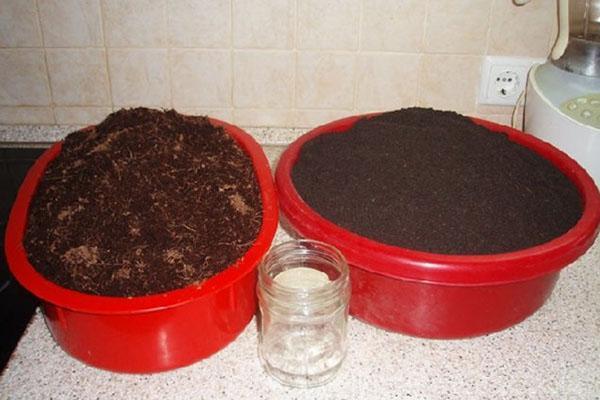 mezcla de suelo de bricolaje