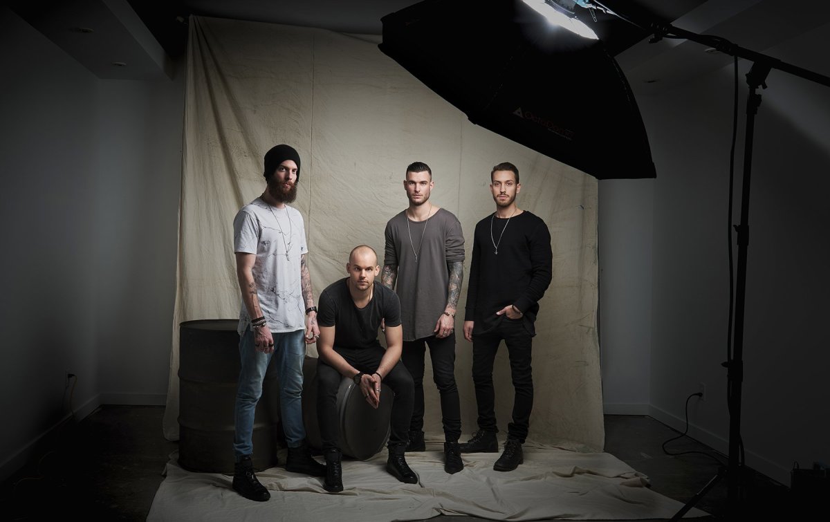 Im Bild von links: Michael Andrews, Vertriebsleiter Nordamerika; Jason Readman, geschäftsführender Gesellschafter; Shane Vitaly Foran, Gründer/Designer; Zack Vitiello, Kreativdirektor/Fotograf.