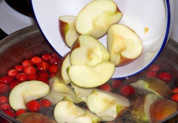 chargement de pommes