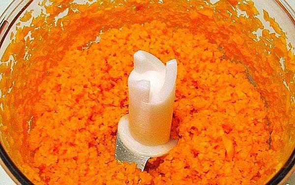 hacher les carottes