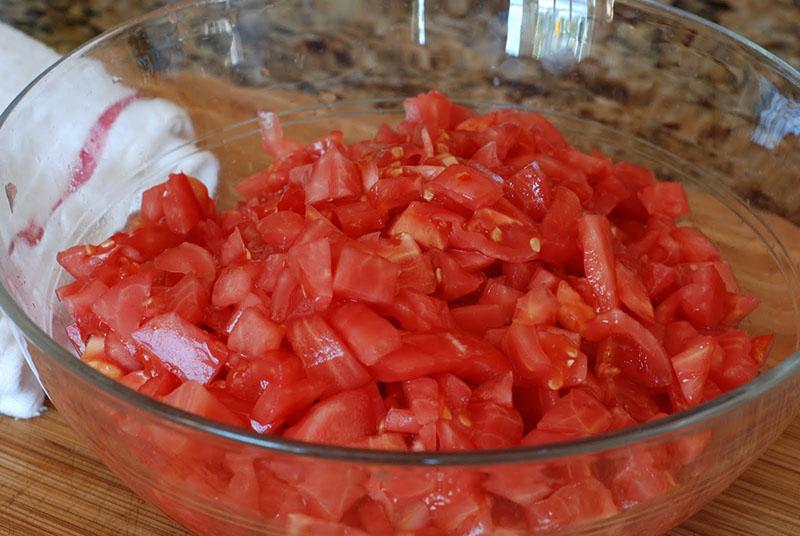 picar tomates