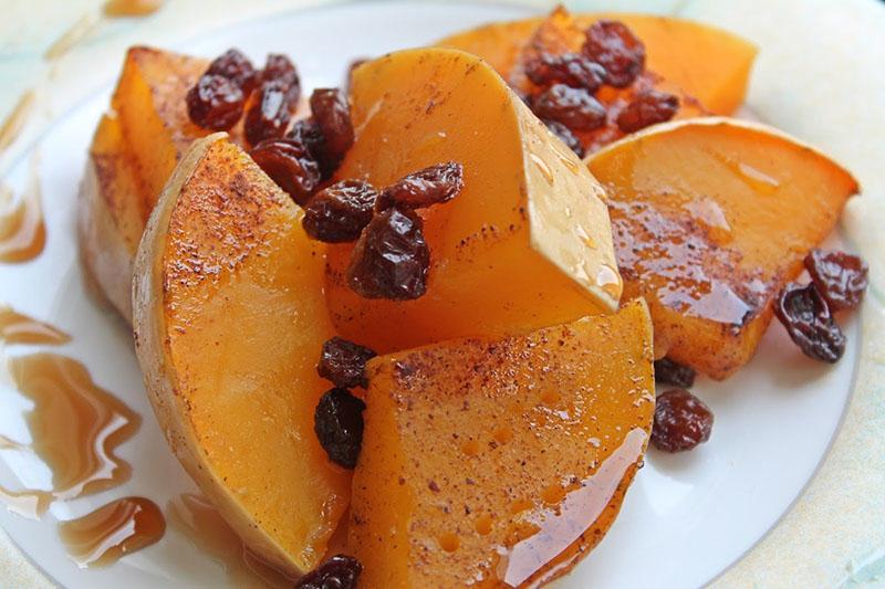 calabaza dulce al horno