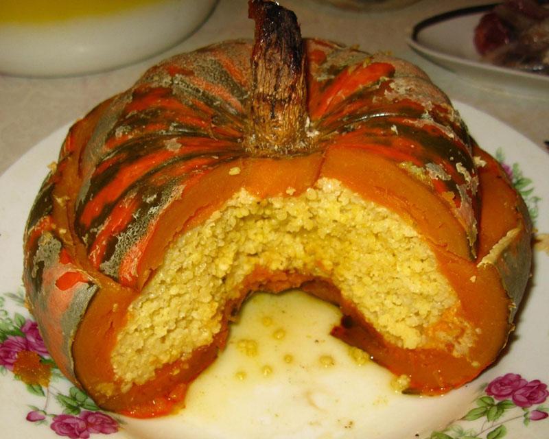 gachas de mijo con calabaza