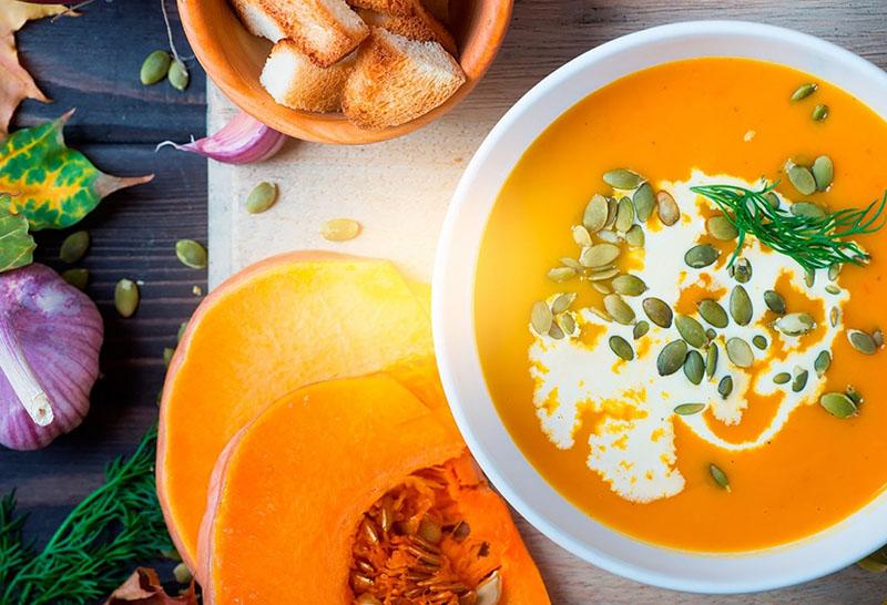 sopa de calabaza