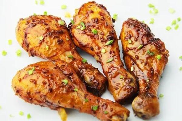 muslos de pollo con salsa de mostaza