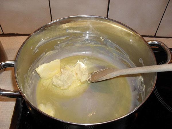 faire fondre la margarine