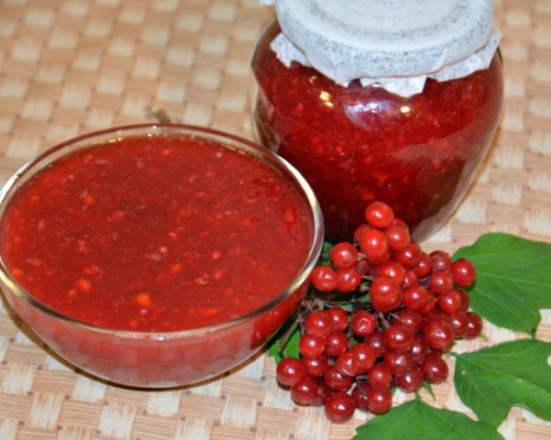 confiture de viorne pour l'hiver