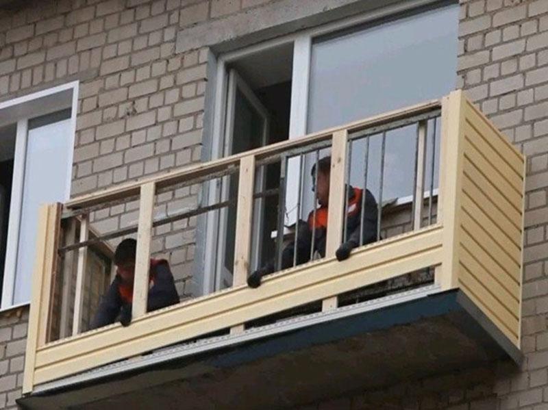 bardage de balcon avec bardage
