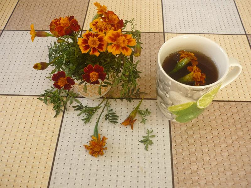 té de caléndula