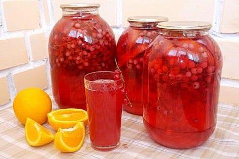 compota de grosella roja y naranja