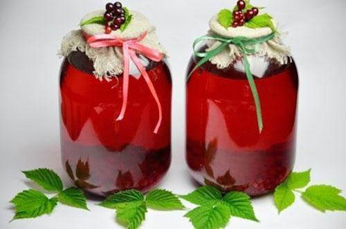 compota de grosella roja para el invierno