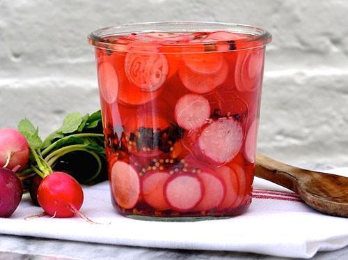Conserver les radis en marinade