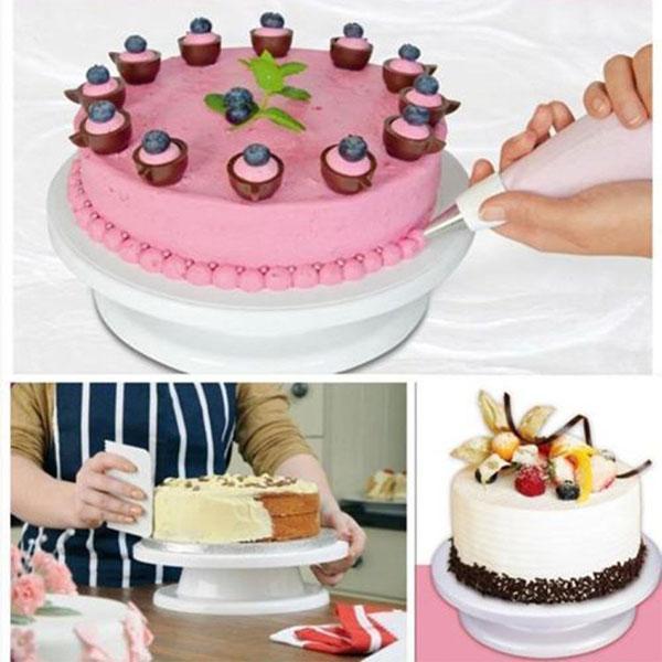 support rotatif pour la décoration de gâteaux