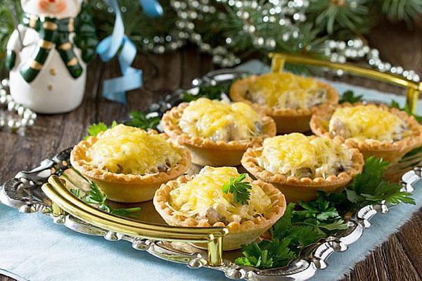 tartelettes aux champignons