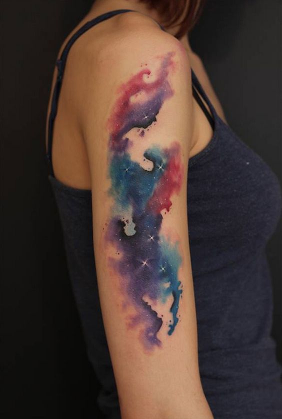 Watercolor Tattoos - 125, které vám vyrazí dech