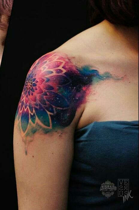 Watercolor Tattoos - 125, které vám vyrazí dech