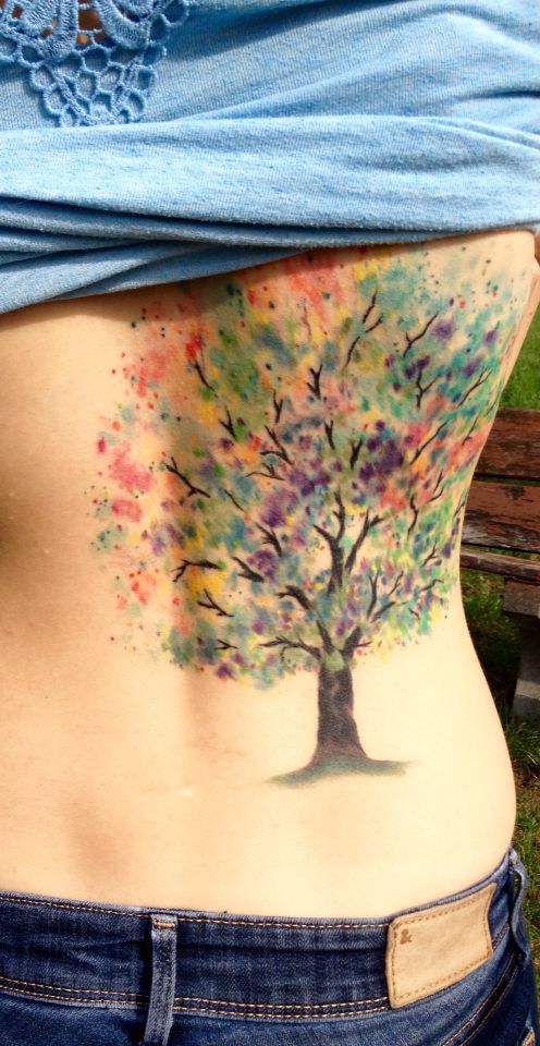 Watercolor Tattoos - 125, které vám vyrazí dech