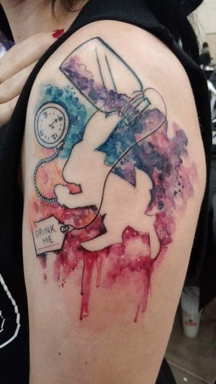 Watercolor Tattoos - 125, které vám vyrazí dech