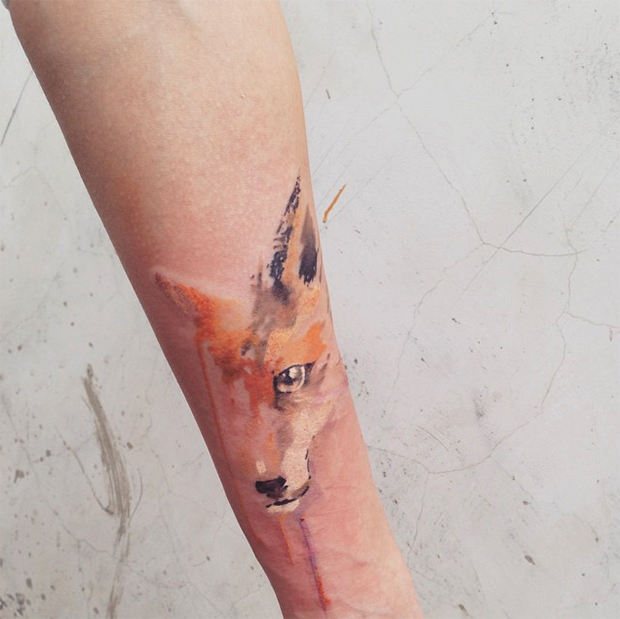 Watercolor Tattoos - 125, které vám vyrazí dech