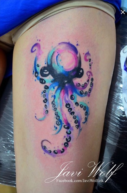 Watercolor Tattoos - 125, které vám vyrazí dech