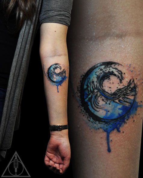 Watercolor Tattoos - 125, které vám vyrazí dech