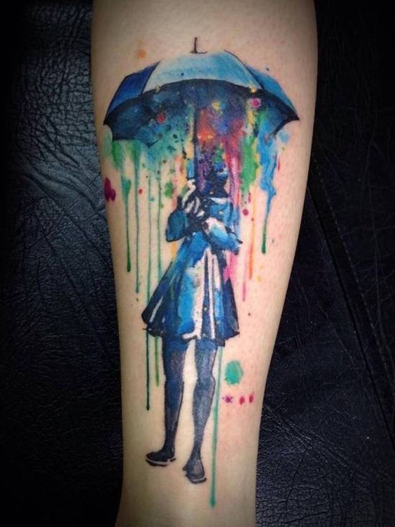 Watercolor Tattoos - 125, které vám vyrazí dech