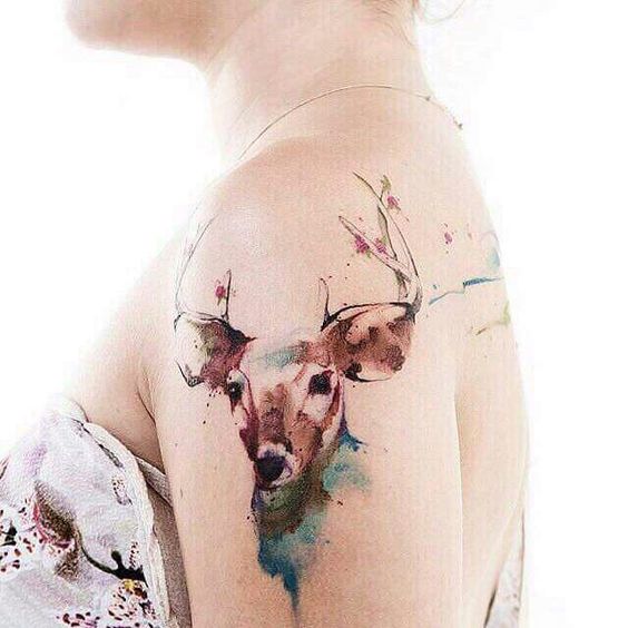 Watercolor Tattoos - 125, které vám vyrazí dech