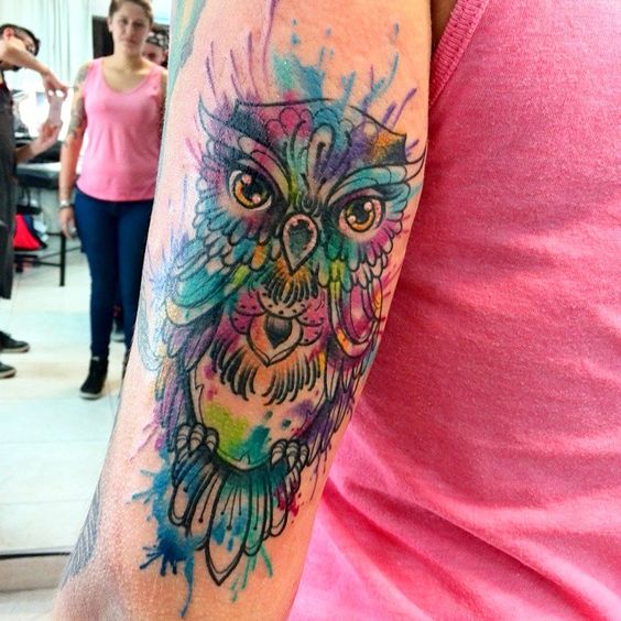 Watercolor Tattoos - 125, které vám vyrazí dech
