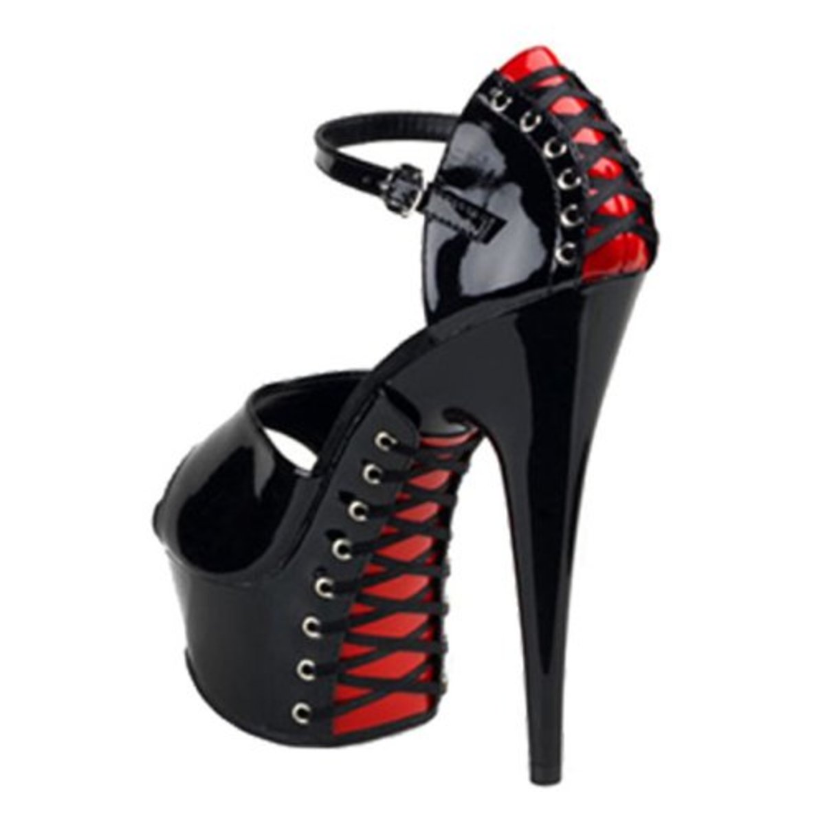 19-Black-Pat_Blk- (Red-Lace) -by-Pleaser